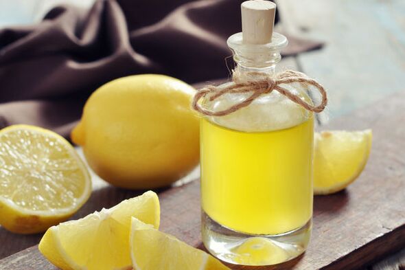 Aceite de limón para o rexuvenecemento da pel