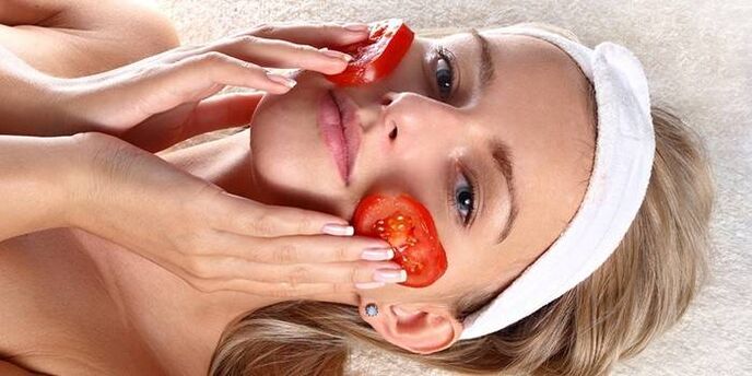 Tomates para o rexuvenecemento da pel